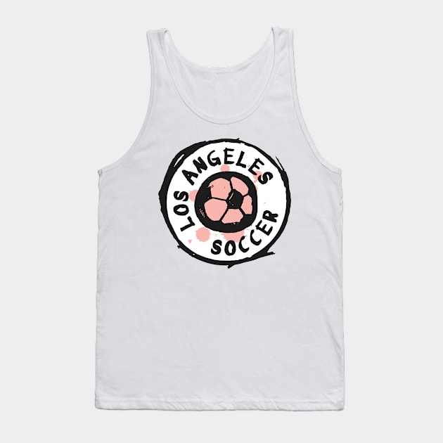 Los Angeles Soccer 01 Tank Top by Very Simple Graph